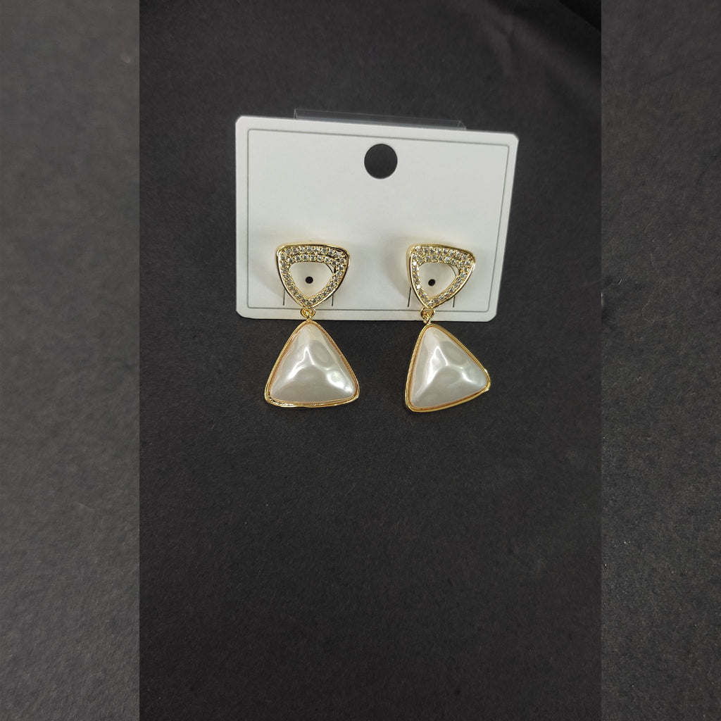 Enchanted Bloom Pearl Drop Earrings