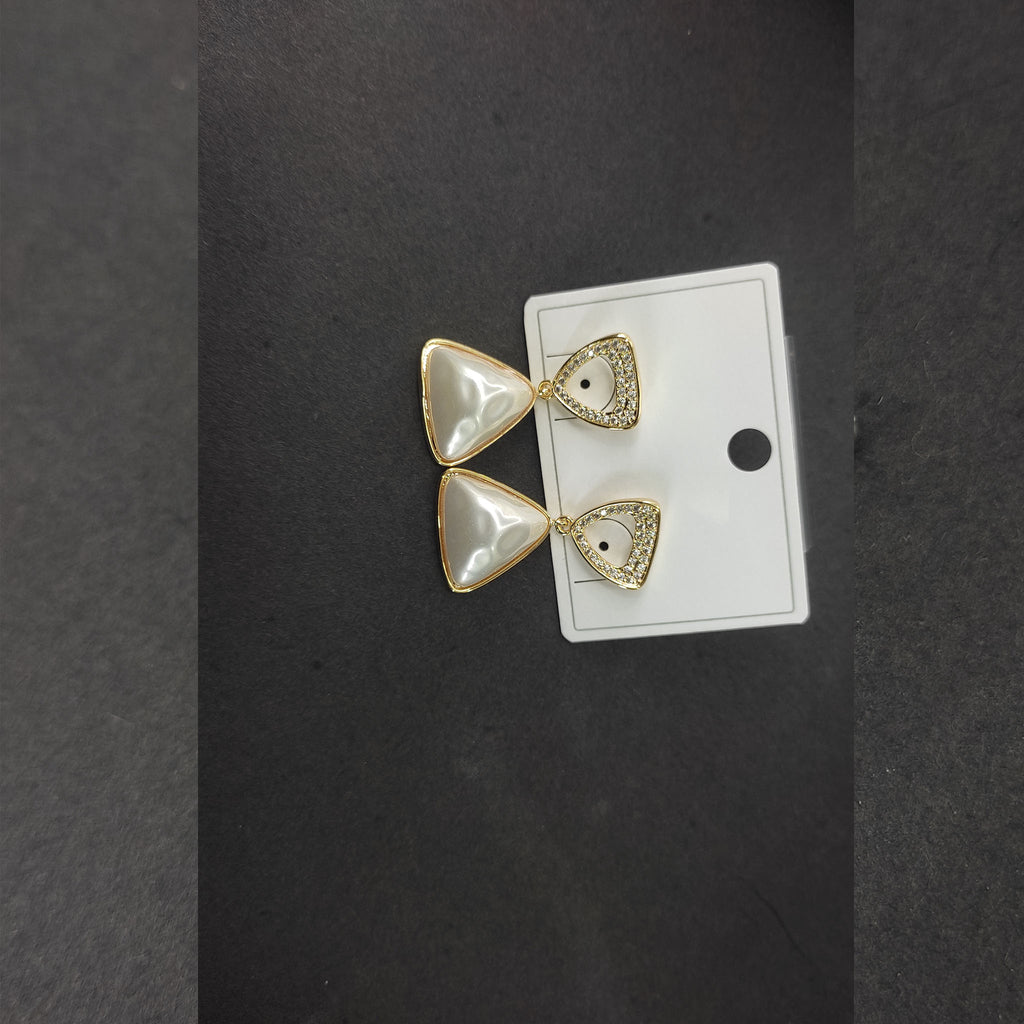 Enchanted Bloom Pearl Drop Earrings