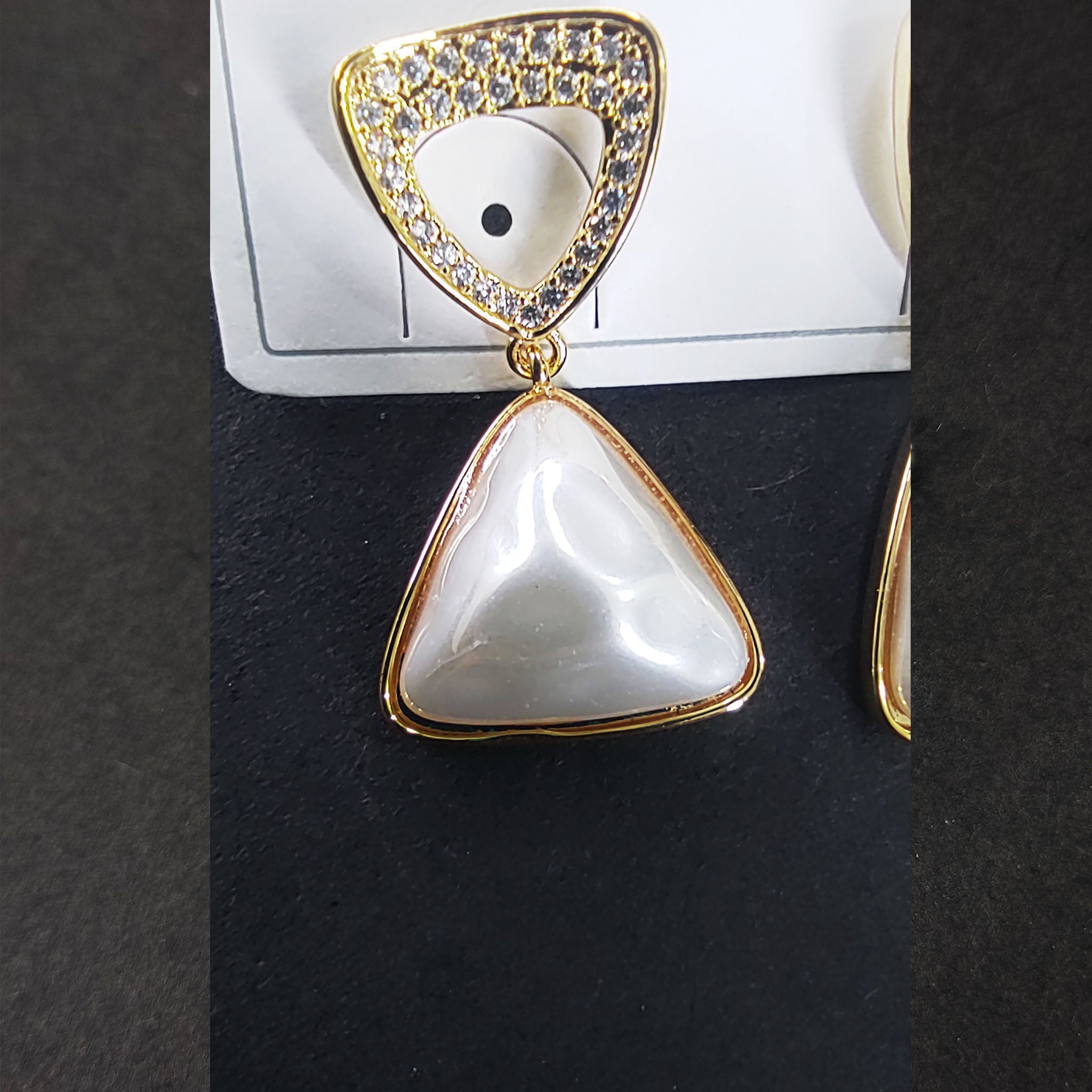 Enchanted Bloom Pearl Drop Earrings