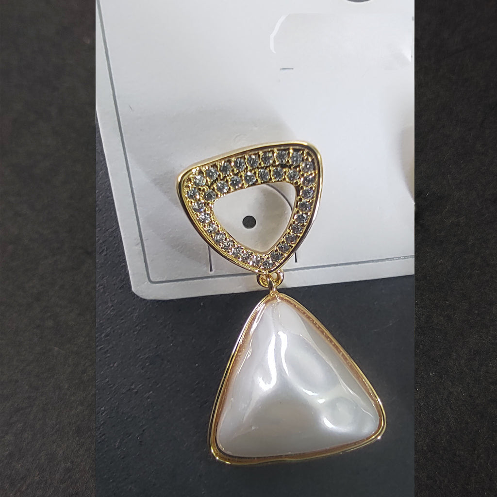 Enchanted Bloom Pearl Drop Earrings