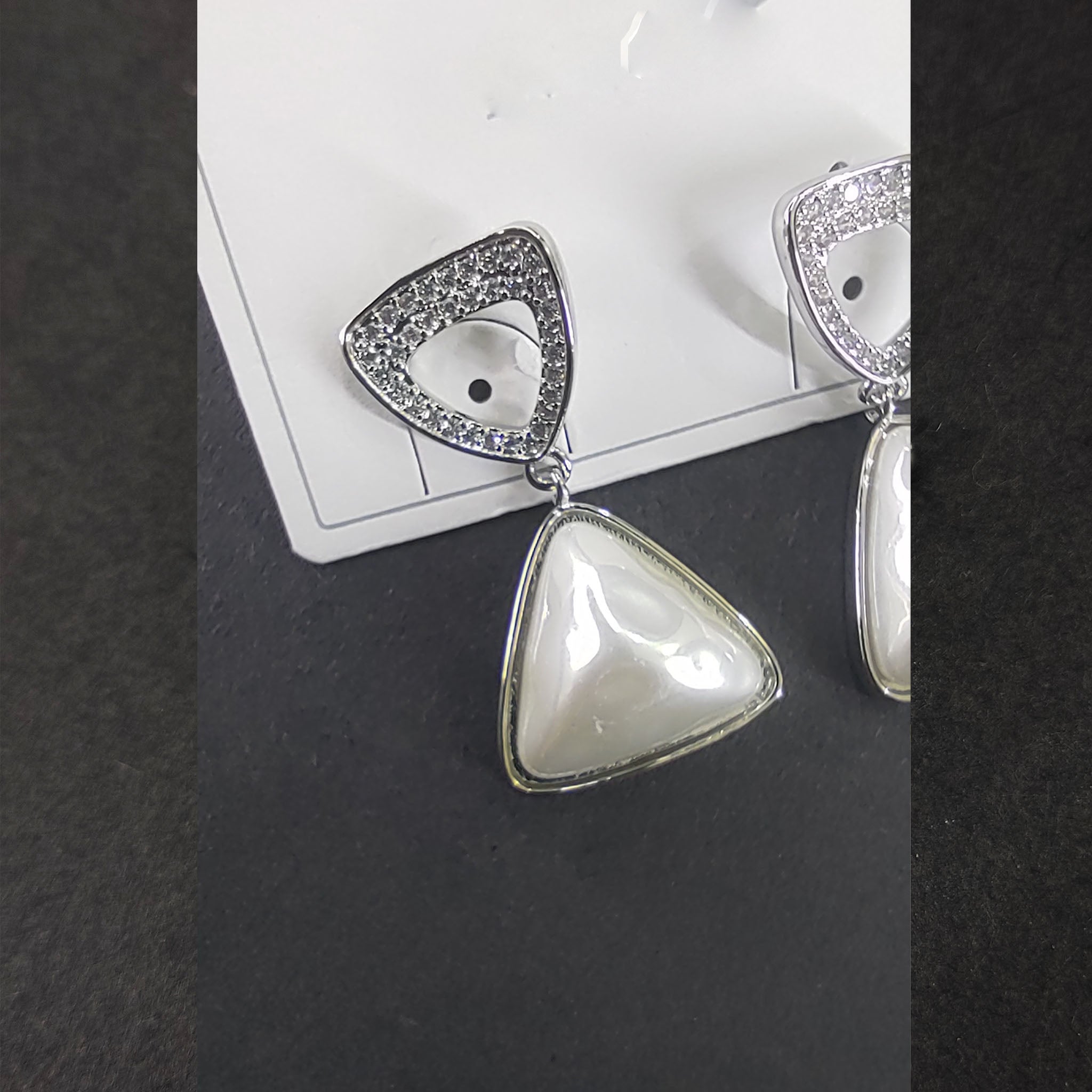 Enchanted Bloom Pearl Drop Earrings