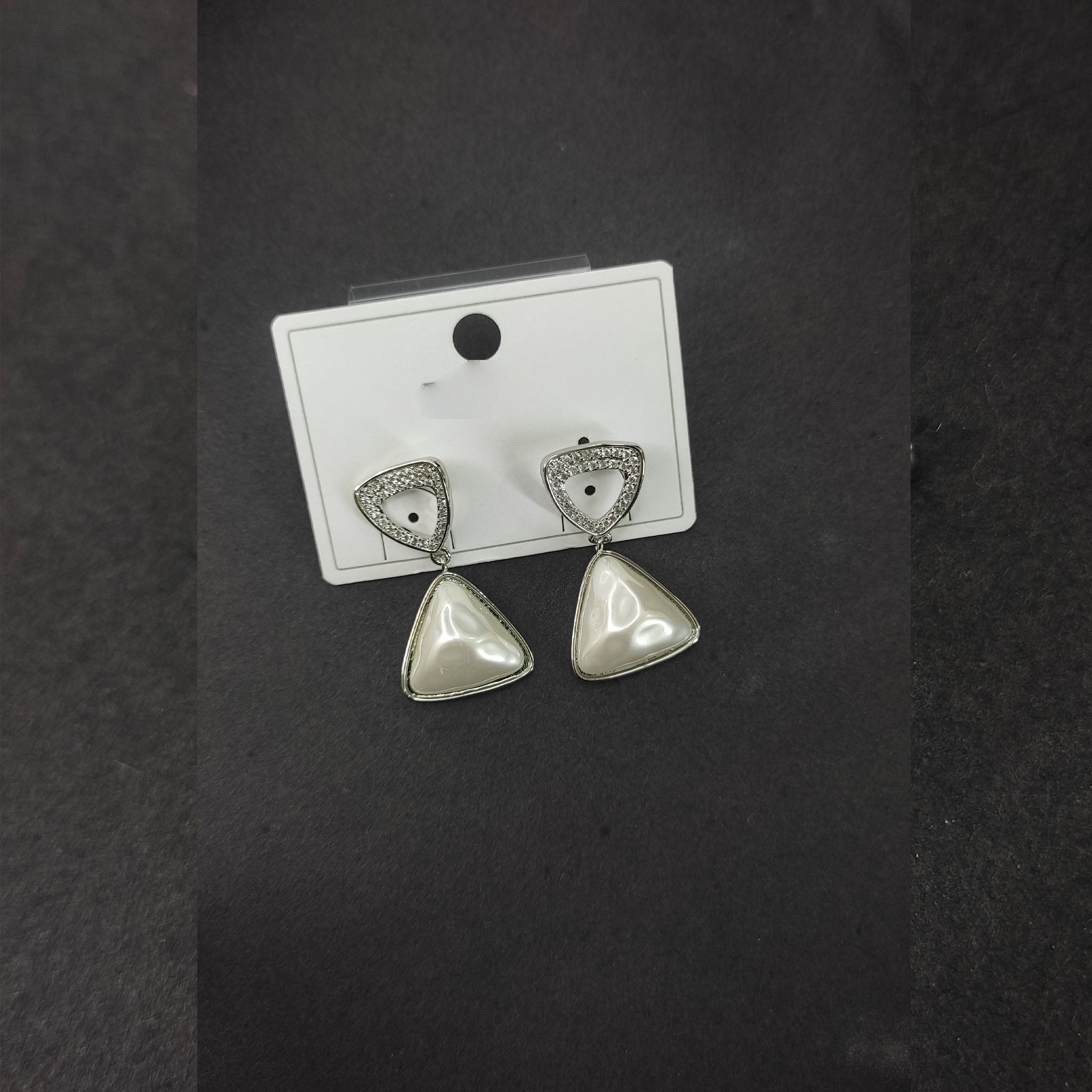 Enchanted Bloom Pearl Drop Earrings