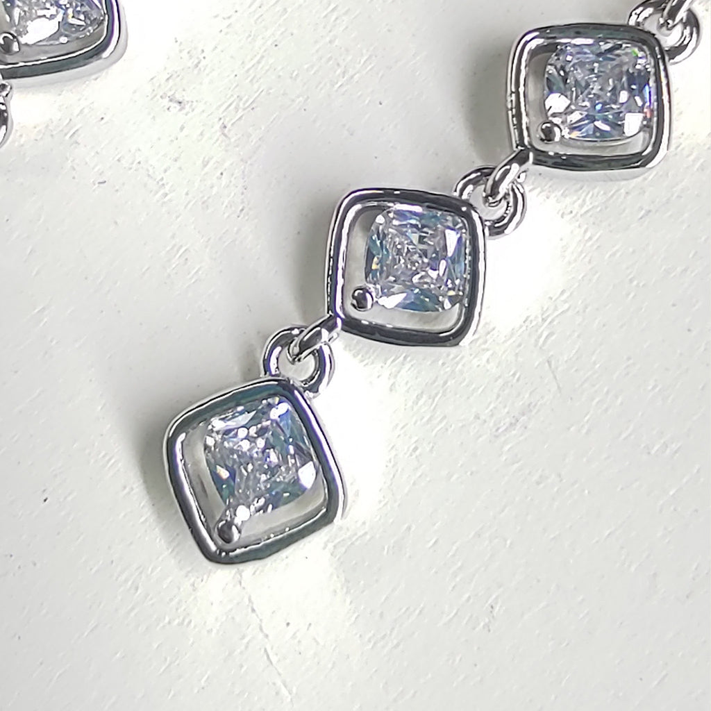 The Prism Linear Earring in Sterling Silver