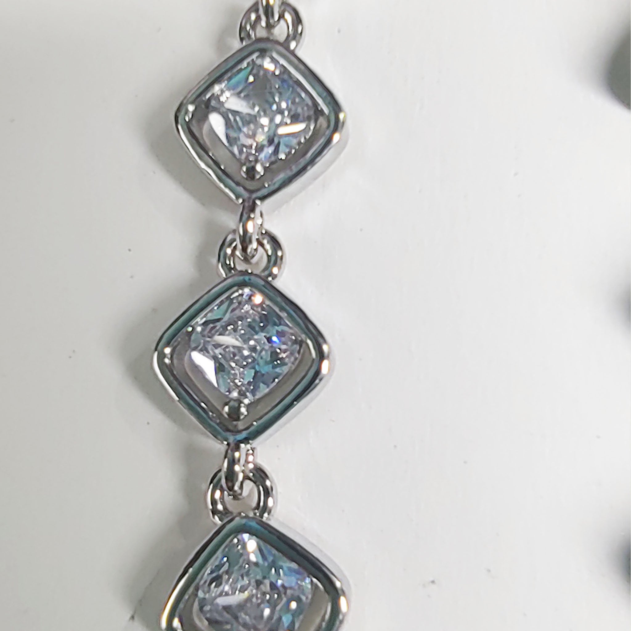 The Prism Linear Earring in Sterling Silver