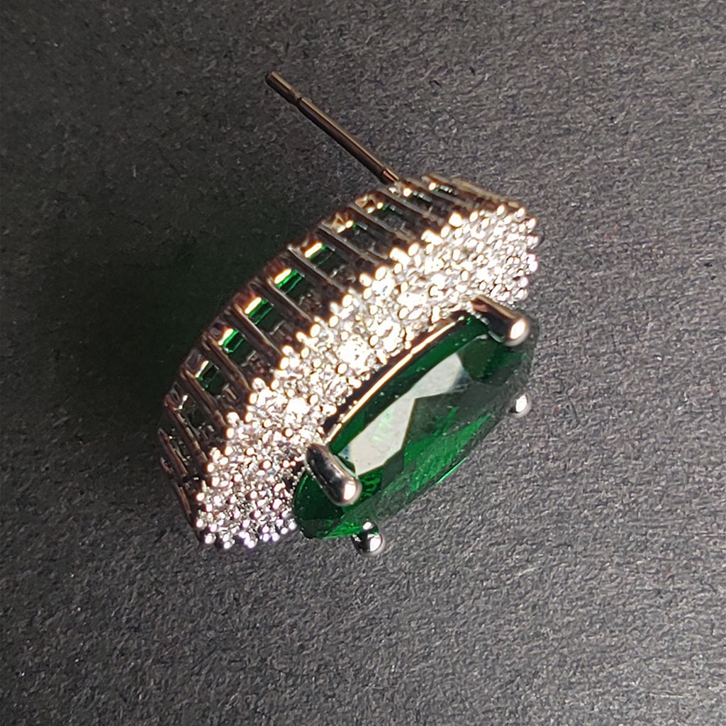 The Prism Silver Cascade (Linear Earrings)