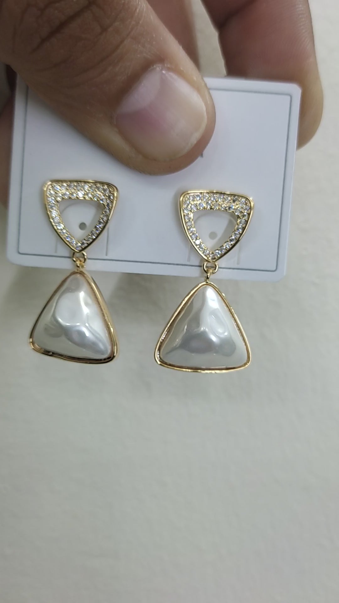 Enchanted Bloom Pearl Drop Earrings