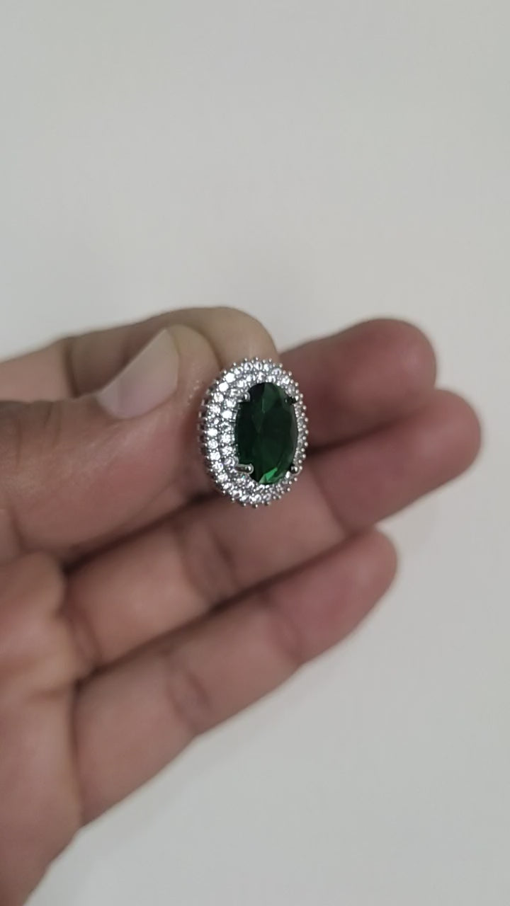 The Prism Silver Cascade (Linear Earrings)